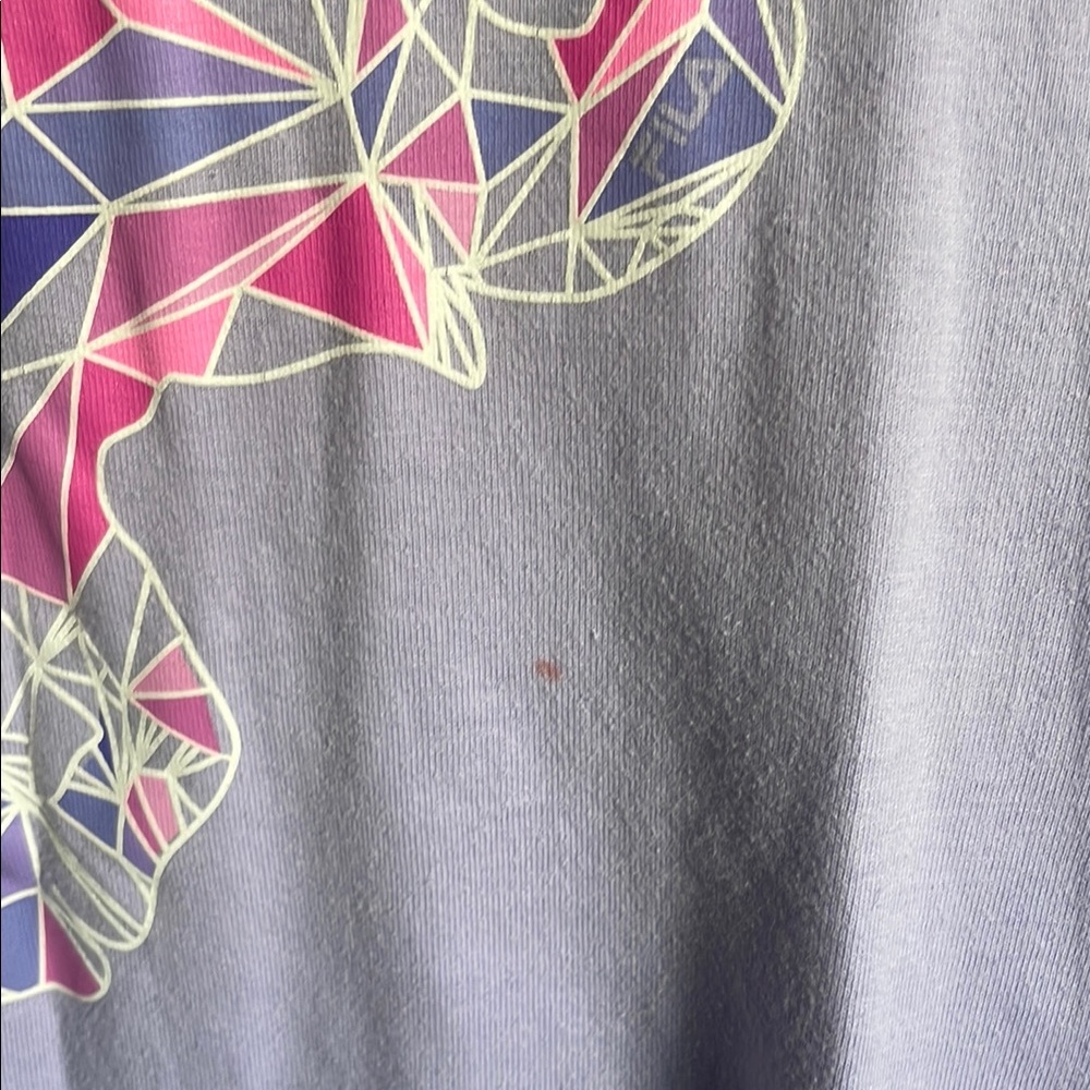 Fila Lavender Kids Long Sleeve Shirt with Geometric Elephant (Bin X)​ - Picture 2 of 2